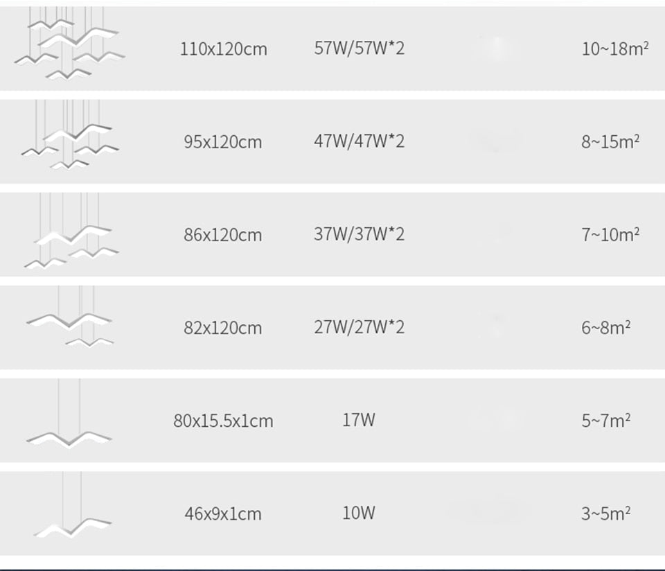 Seagull LED Lights in white