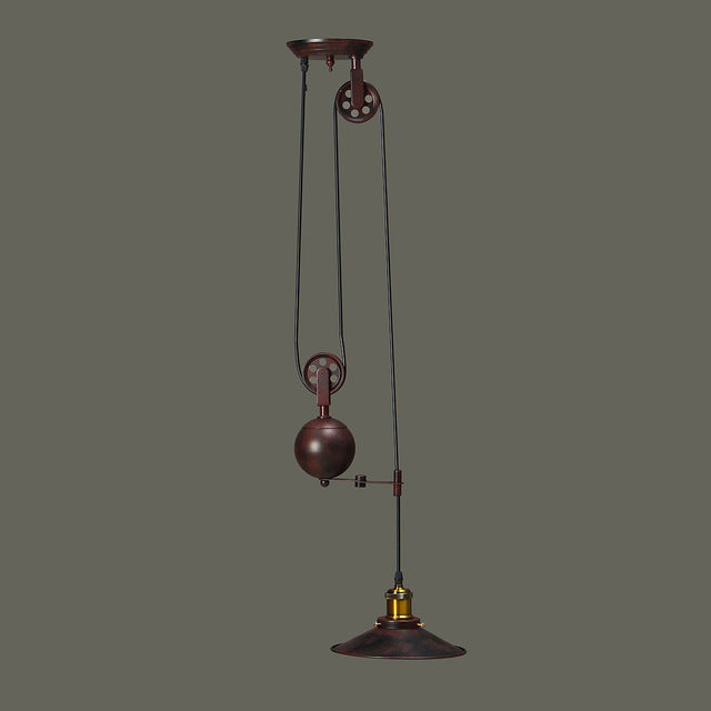 Pulley Pendant Light in two colors