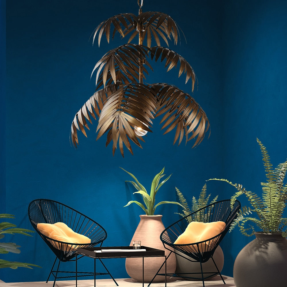 Tropical Leaves pendant light