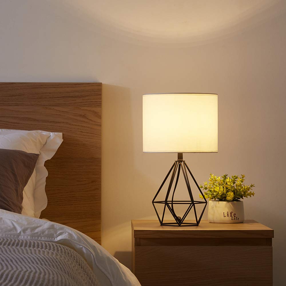 Geometric Table Lamp with Shade