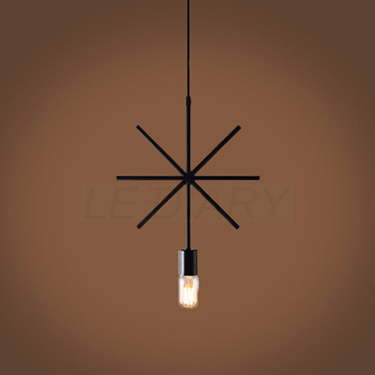 Iron pendant light in 5 shapes