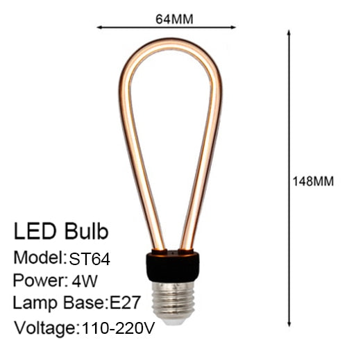 Modern Edison Loop Bulb