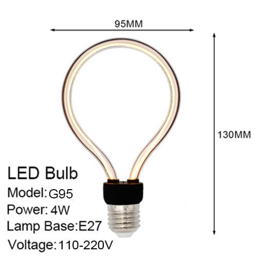 Modern Edison Loop Bulb