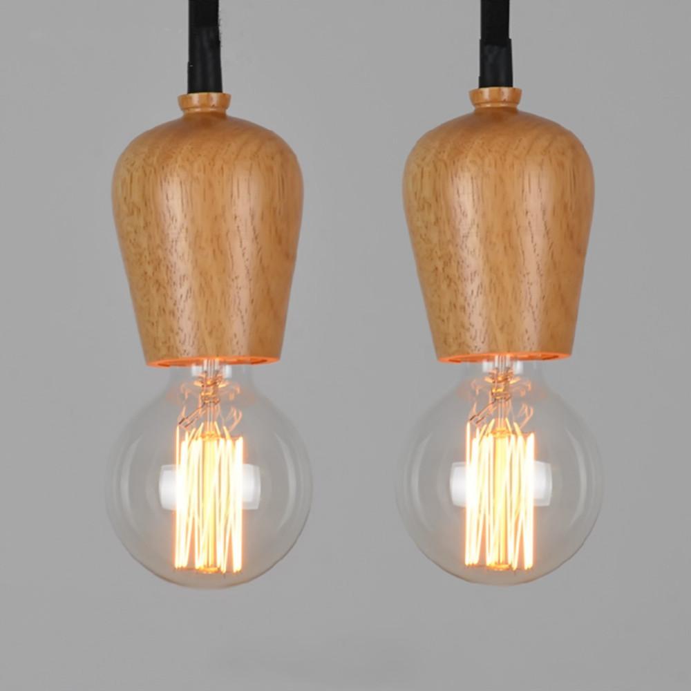 Simple design hanging light in wood