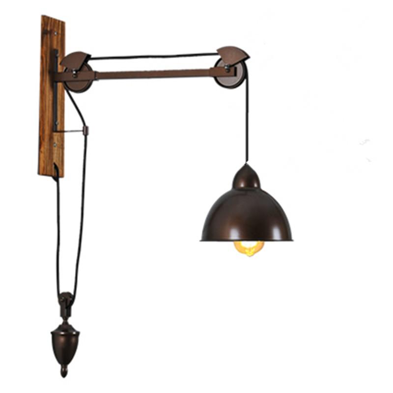 Industrial Retro Wall Lamp with weight