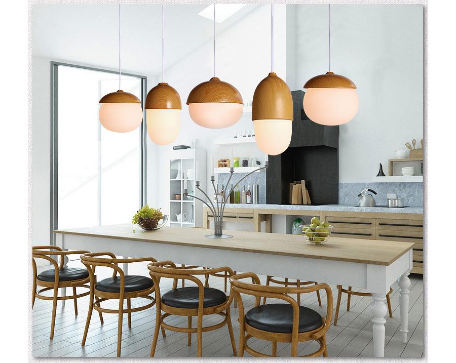 Acorn pendant lights