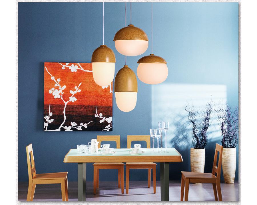 Acorn pendant lights