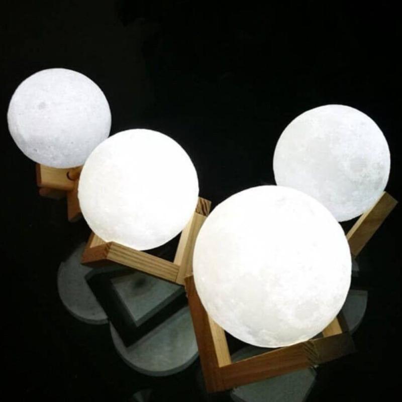 3D Print 8-20CM USB Touch Sensor LED Moon Night Light