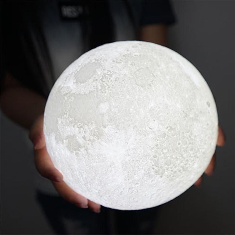 3D Print 8-20CM USB Touch Sensor LED Moon Night Light