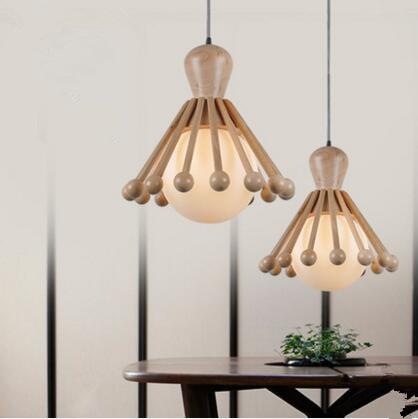 Retro wooden Pendant light