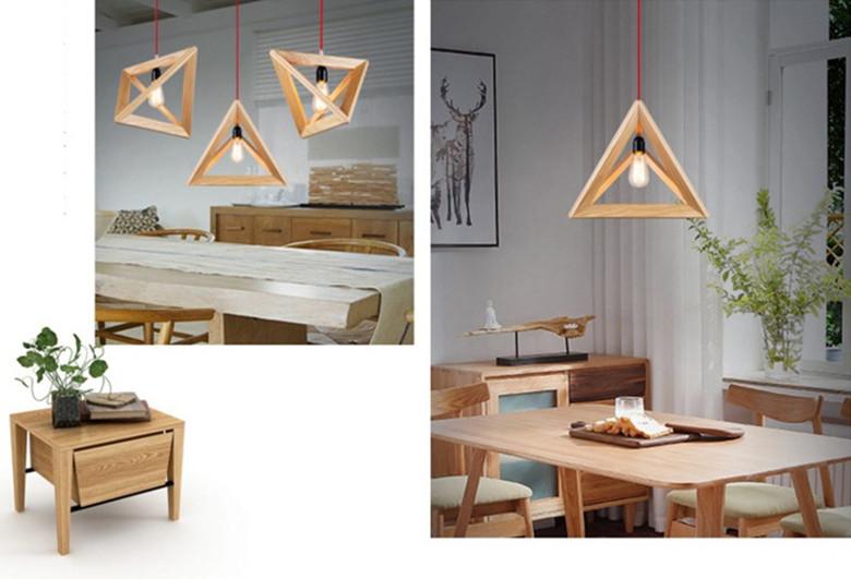 angular pendant light available in three sizes