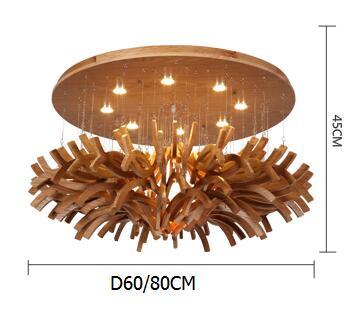 Designer Wooden Pendant chandelier