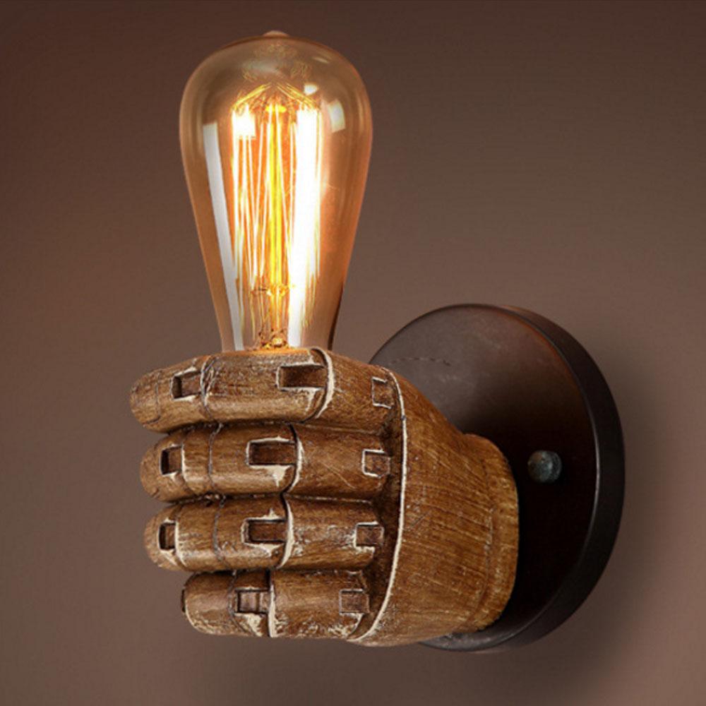 Hand wall lamp