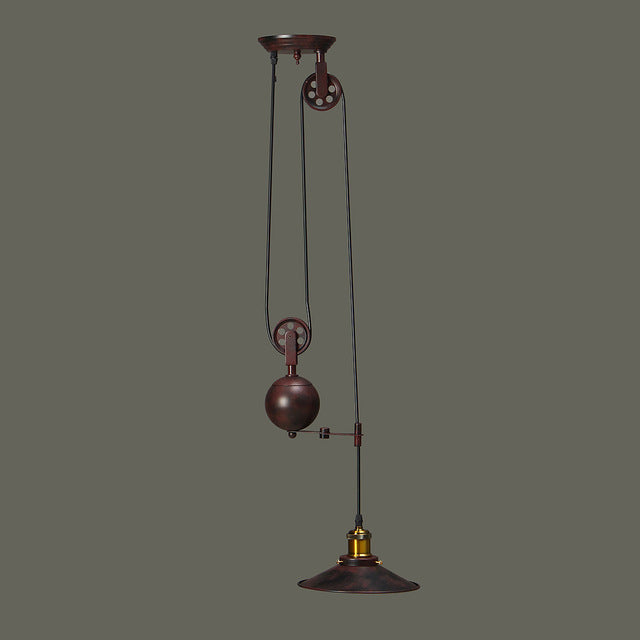 Pulley Pendant Light in two colors