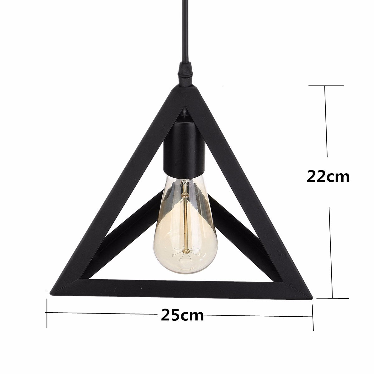 Modern 3D Triangle Pendant Lights