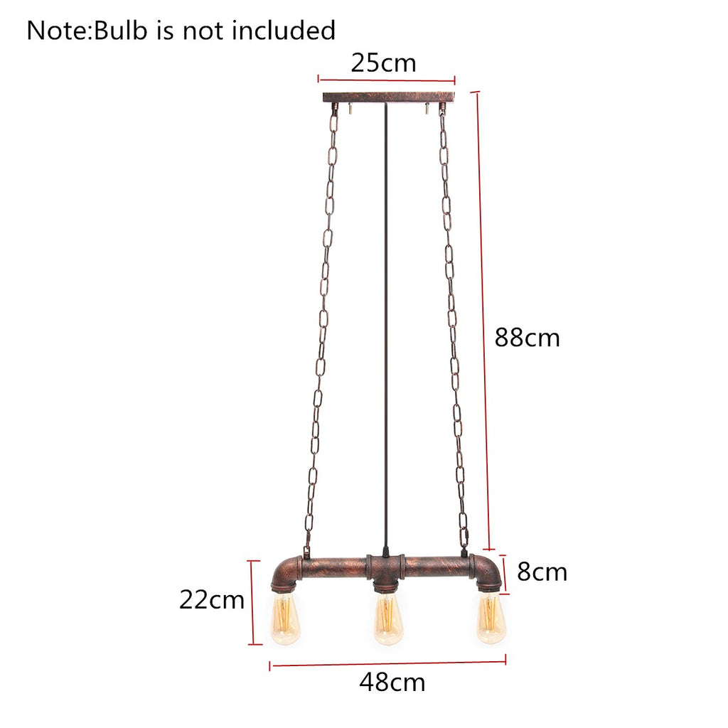 Water Pipe Industrial Pendant Lamp