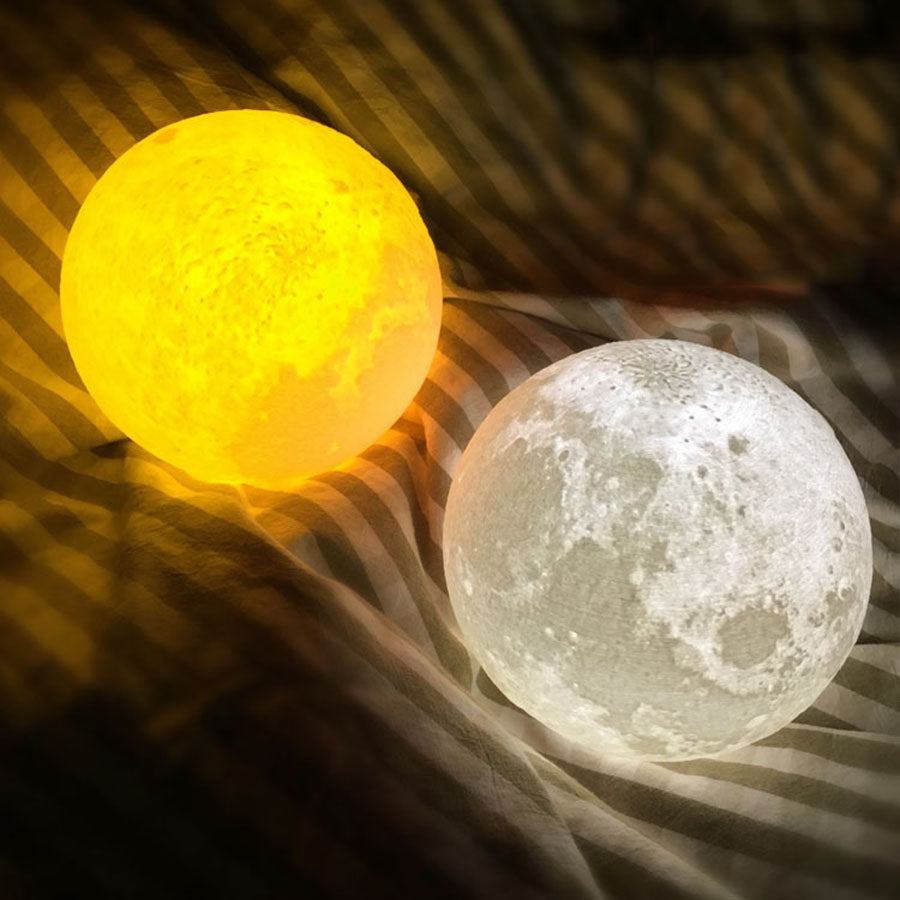 Remote control 3D moon light - 7 colours