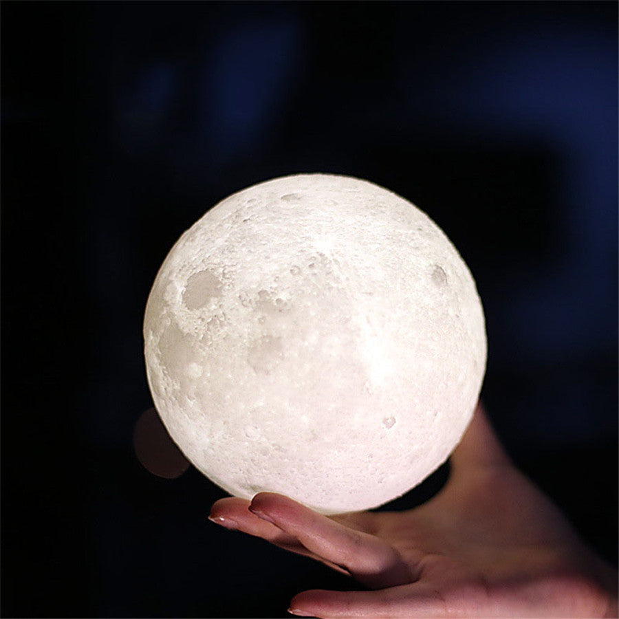 Remote control 3D moon light - 7 colours