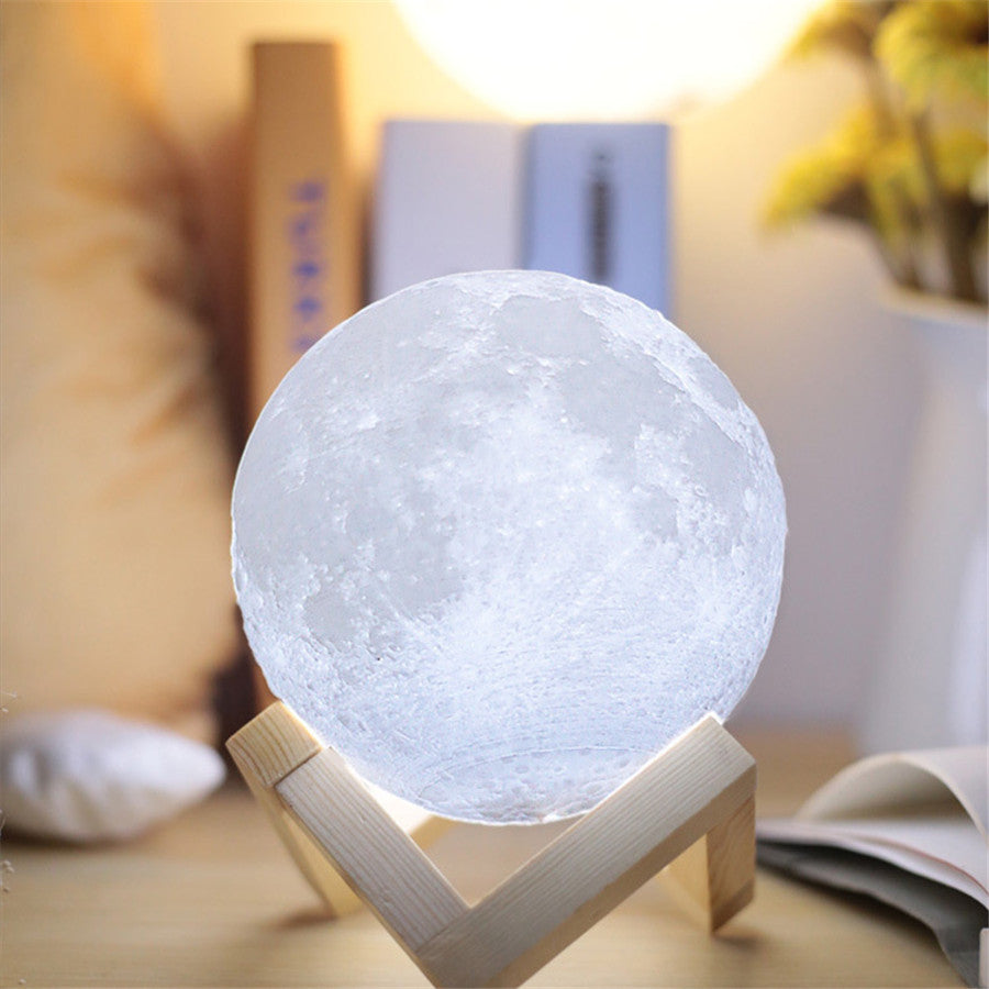 Remote control 3D moon light - 7 colours