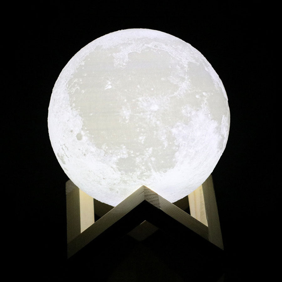 Remote control 3D moon light - 7 colours