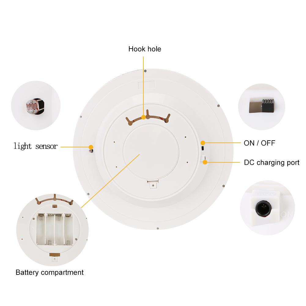 LED moon wall lamp with controler for different moon phases