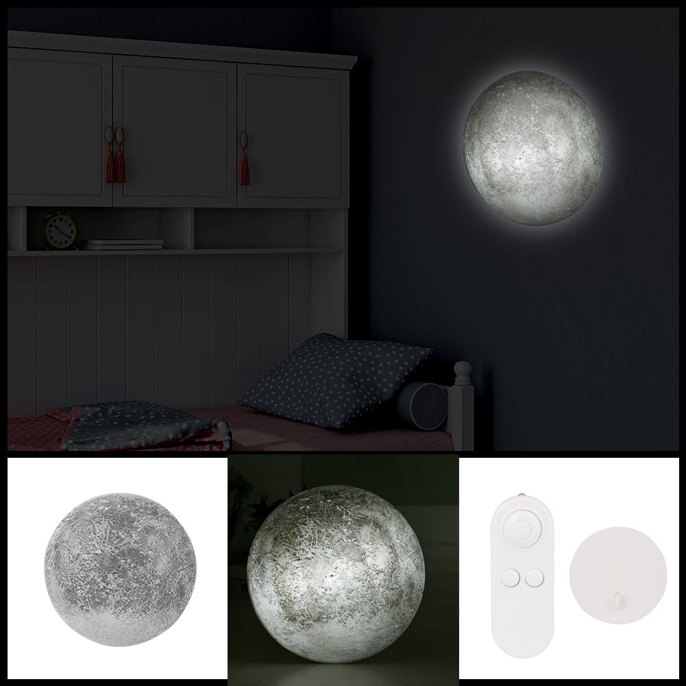 LED moon wall lamp with controler for different moon phases