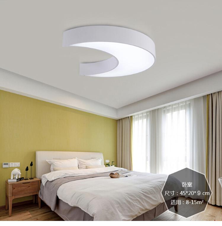 LED moon ceiling lamp in different colors
