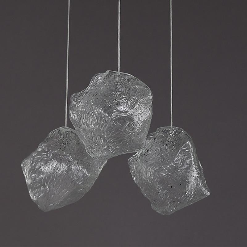 Hanging crystal pendant light