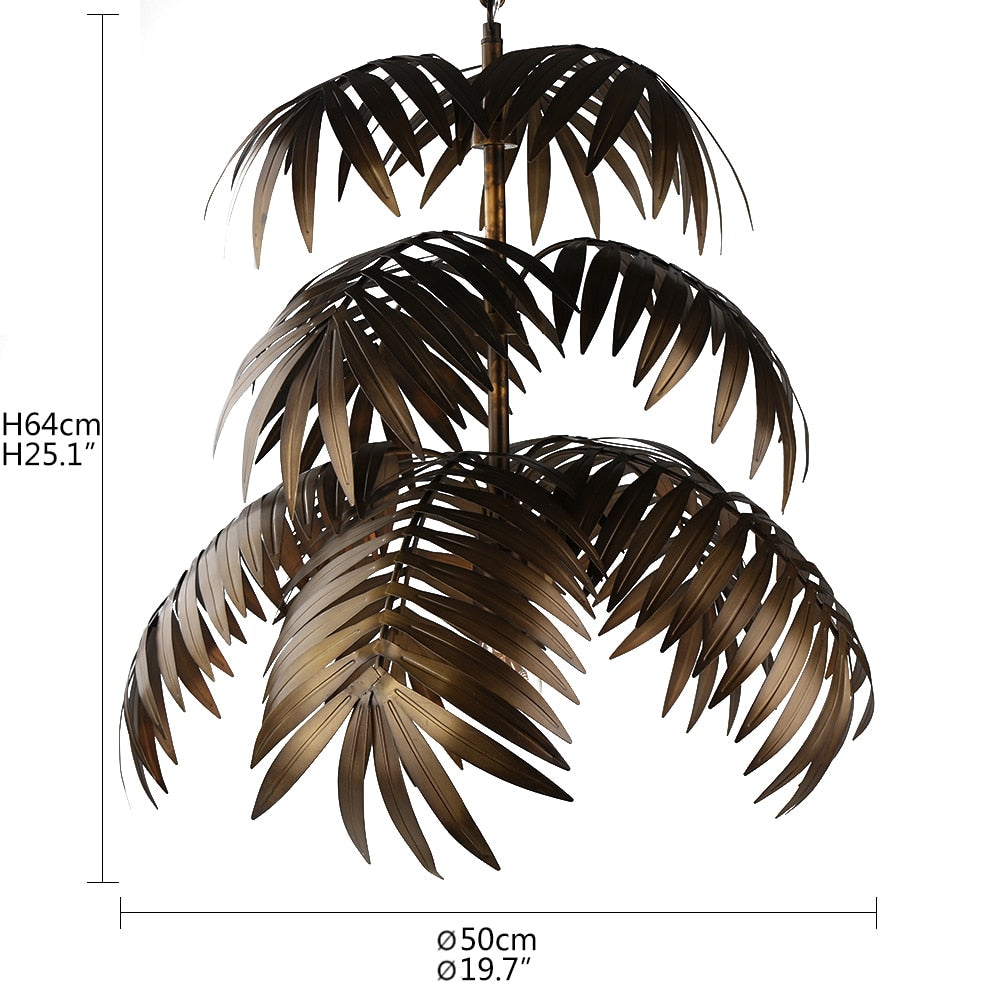 Tropical Leaves pendant light